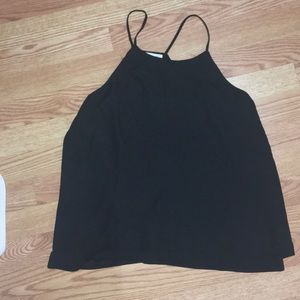 Stella Luce Black Tank High Neck Top